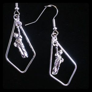 “Lady Liberty” Drop Earrings